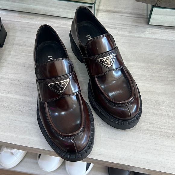 Prada Monolith Loafers - Picture 1 of 5